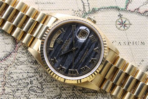 rolex day date ferrite dial|Rolex Day-Date reviews.